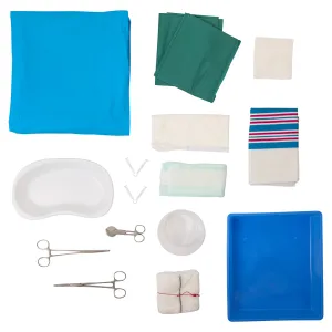 Maternity Delivery Pack - Obstetrical Kit with umbilical scissors - bag