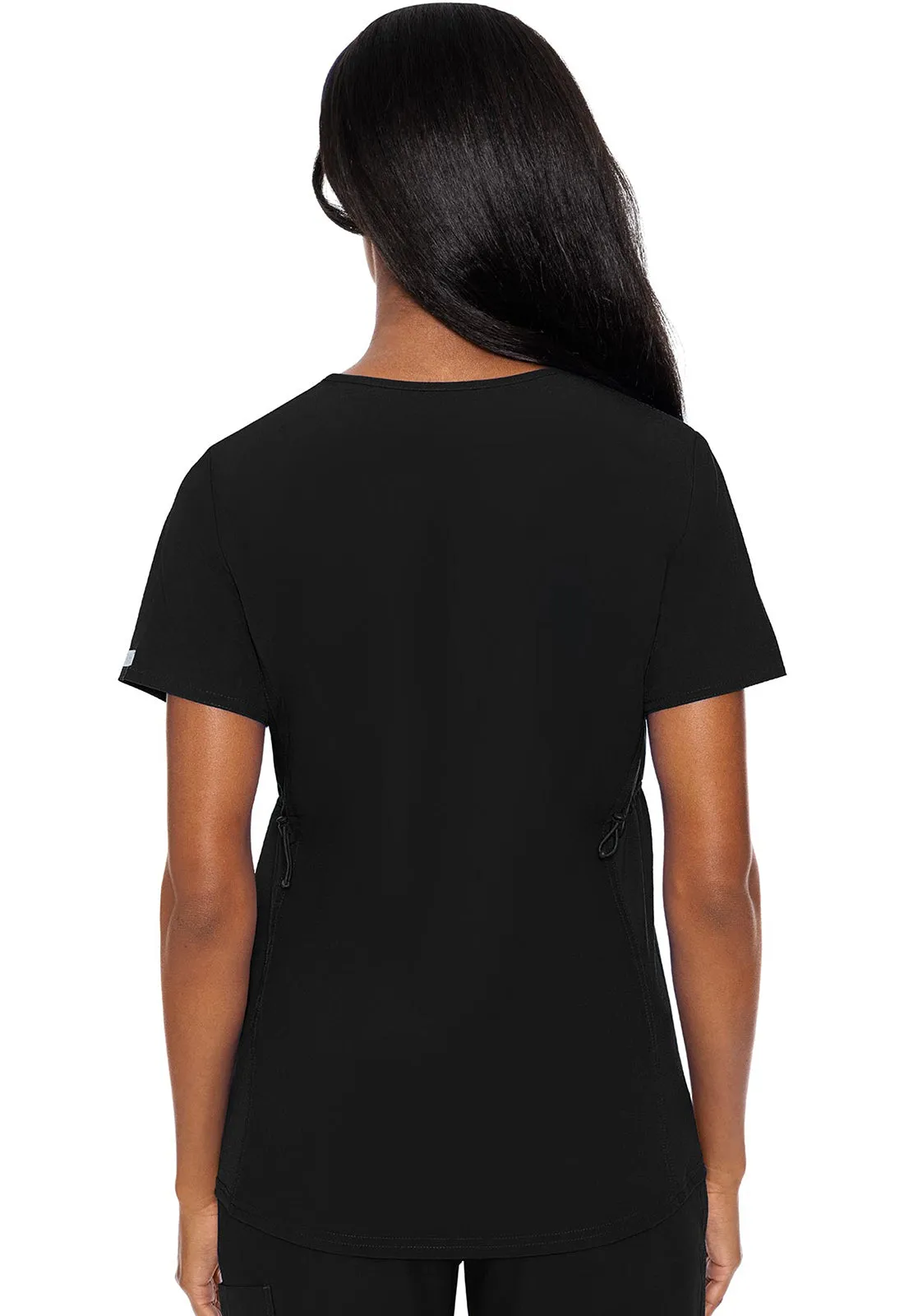 Maternity MC8459 Maternity V-Neck Top Black