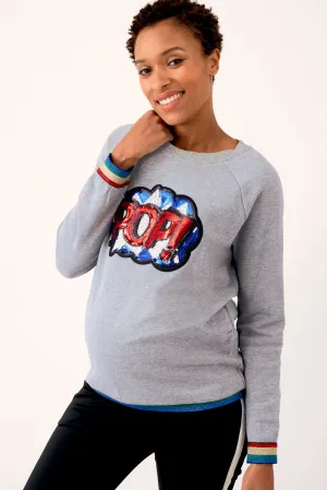 Maternity Sweatshirt - Ready to POP!