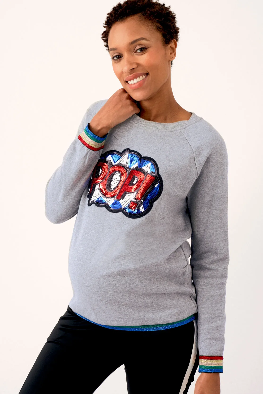 Maternity Sweatshirt - Ready to POP!
