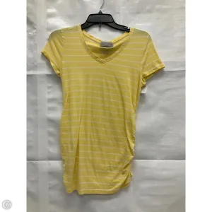 Maternity Top Short Sleeve By Isabel Maternity, Size: S