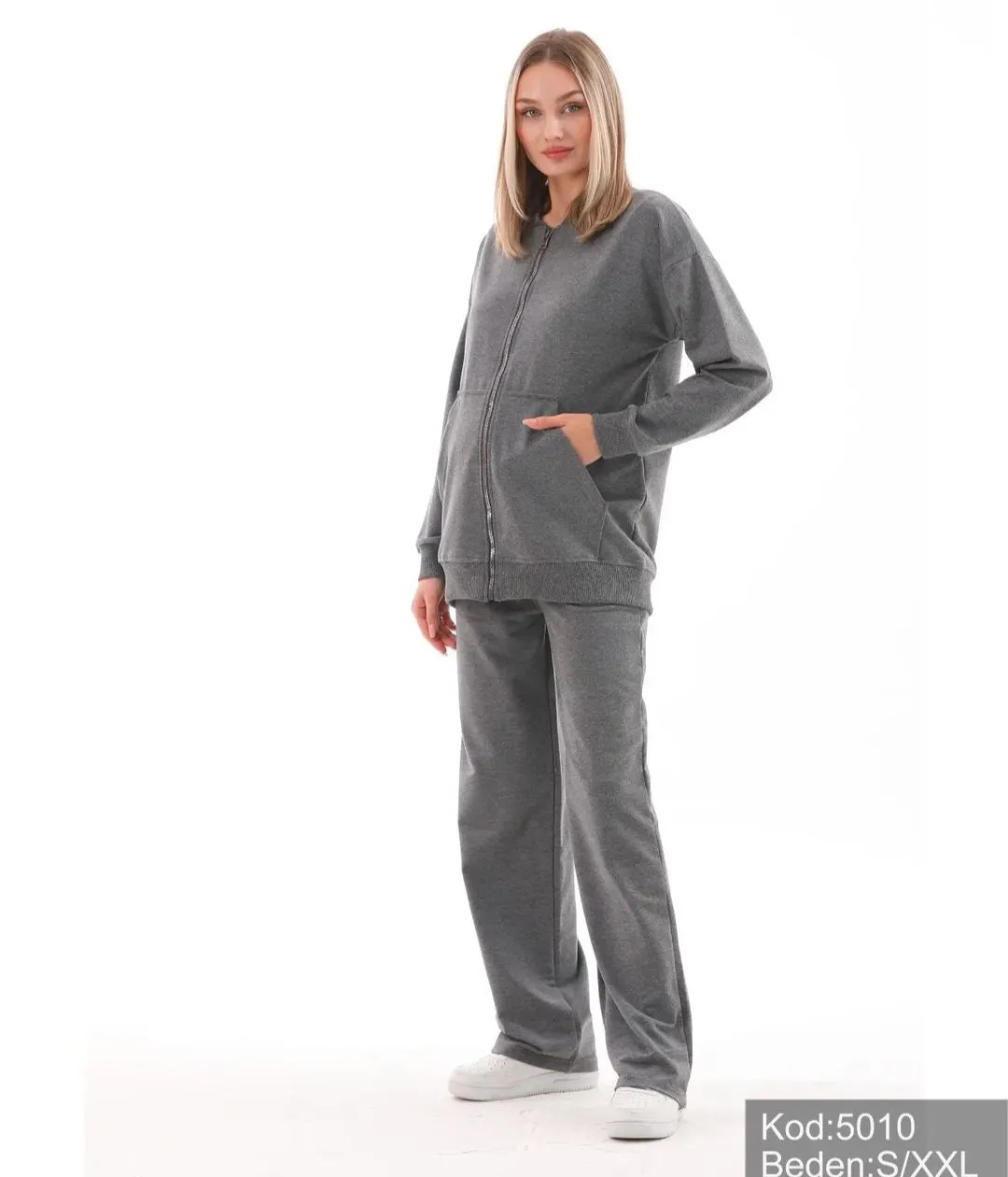 Maternity Tracksuit Grey