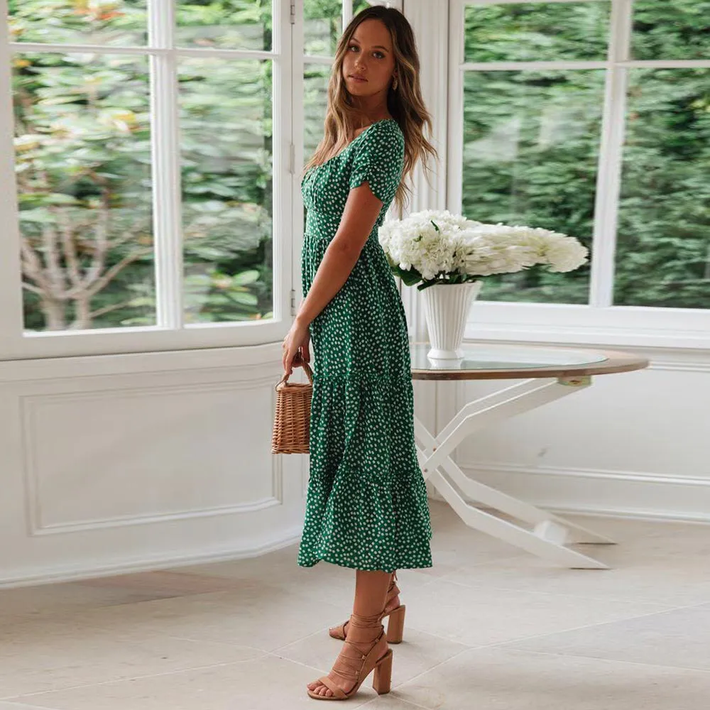 Meadow - Comfortable Bohemian Dress