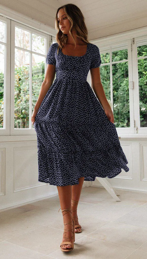 Meadow - Comfortable Bohemian Dress