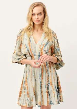 Mermaid Tie-Dye Mini Dress