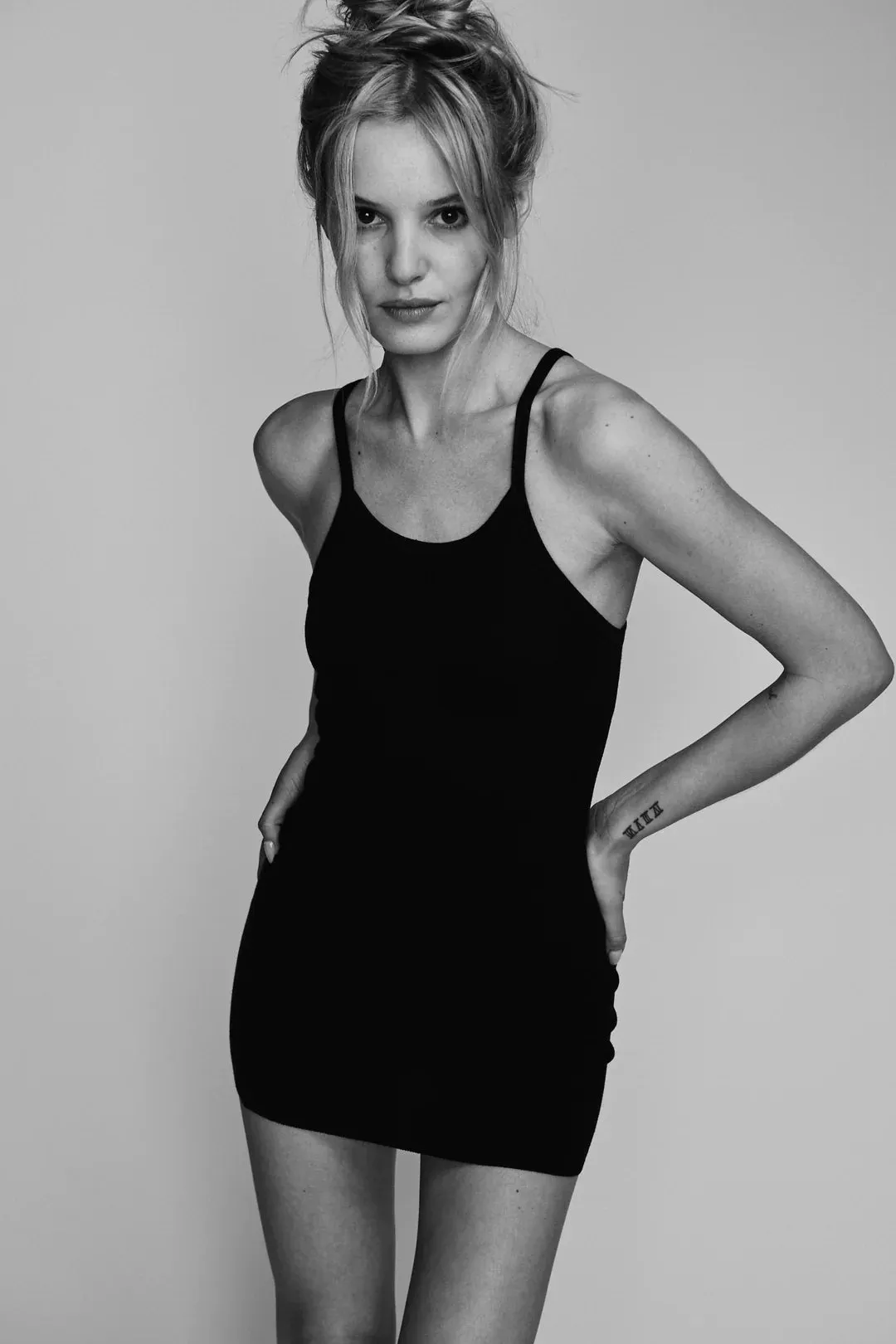 Mini Tank Dress in Black