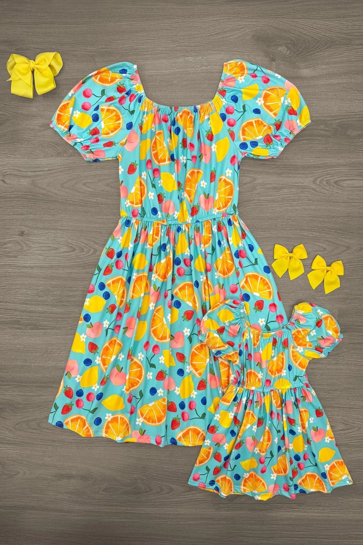 Mom & Me - Summer Fruit Dress