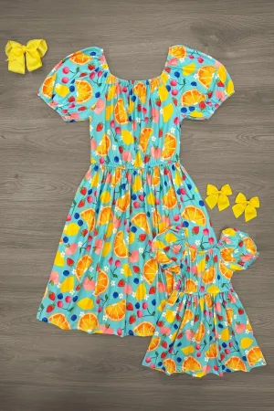 Mom & Me - Summer Fruit Dress