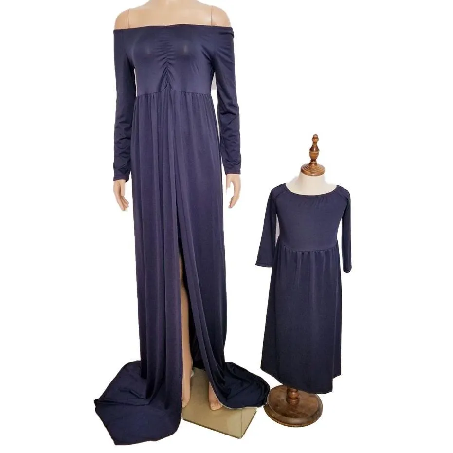 Mommy & Me Maternity Solid Dress