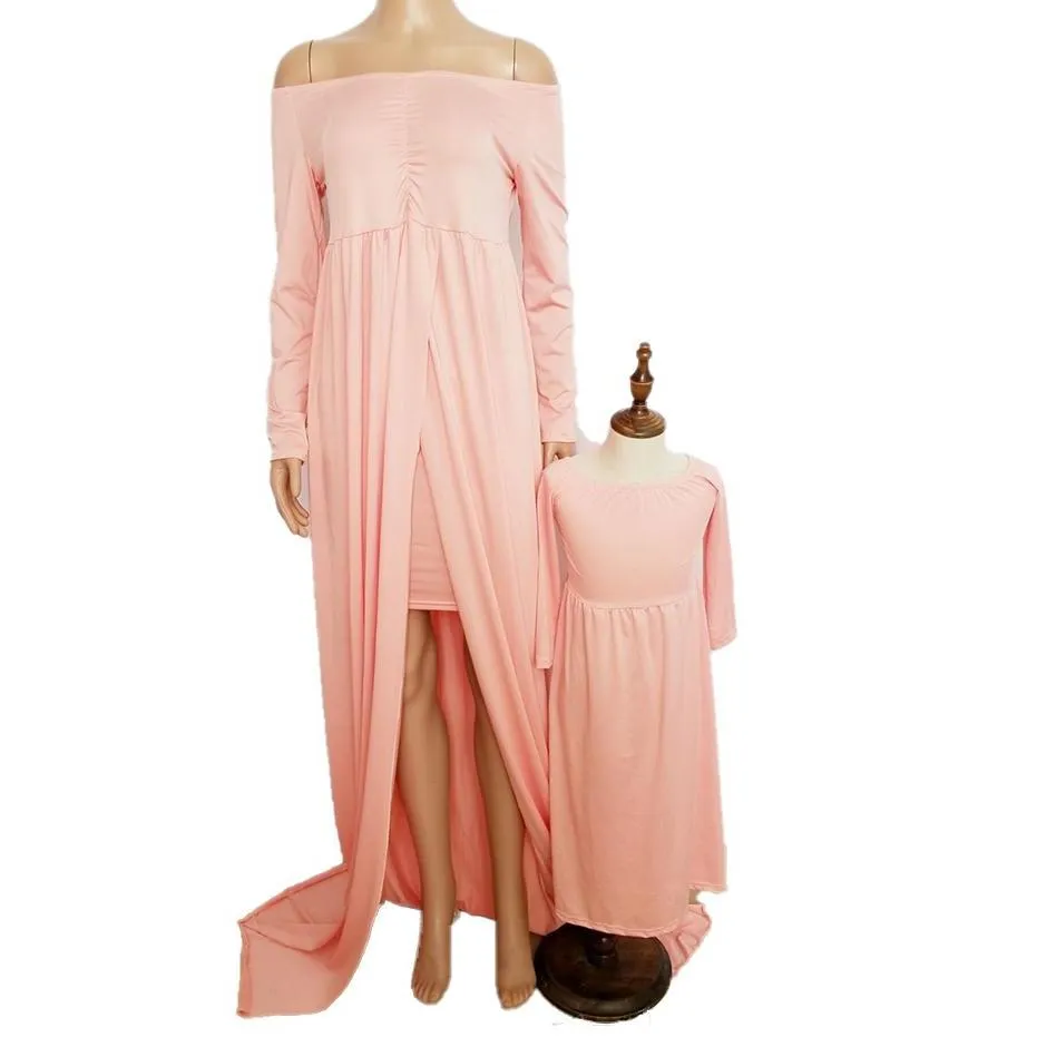 Mommy & Me Maternity Solid Dress