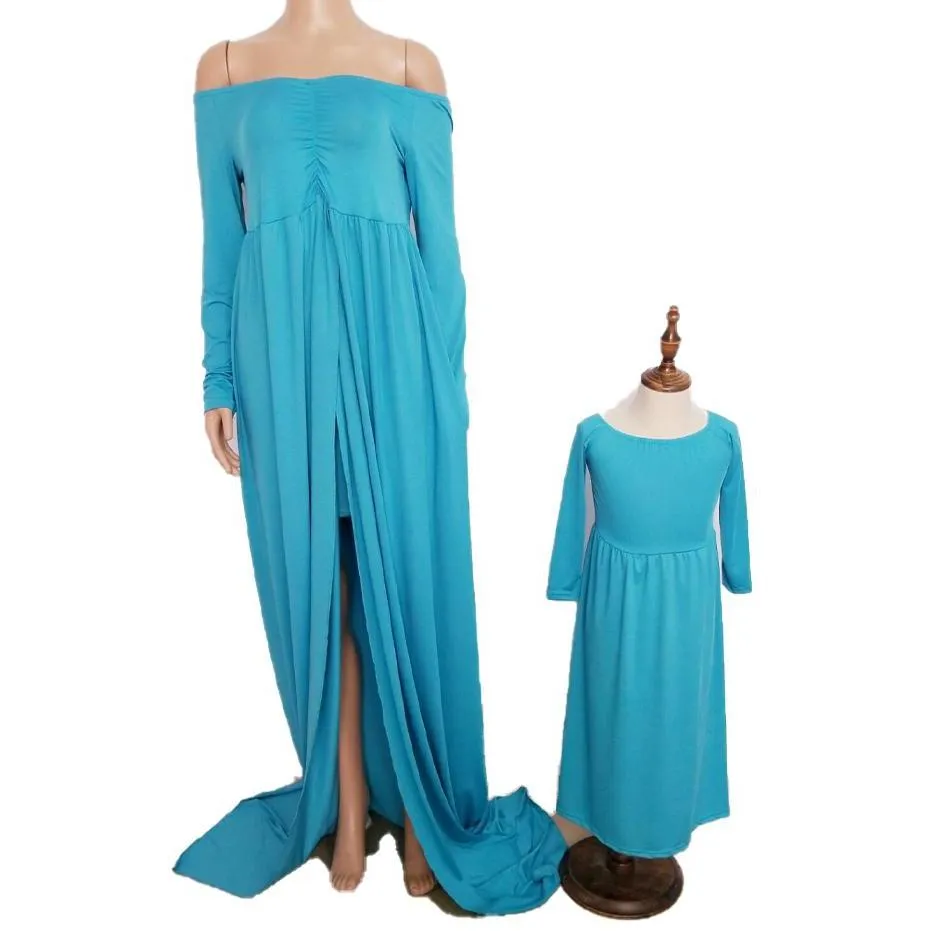 Mommy & Me Maternity Solid Dress