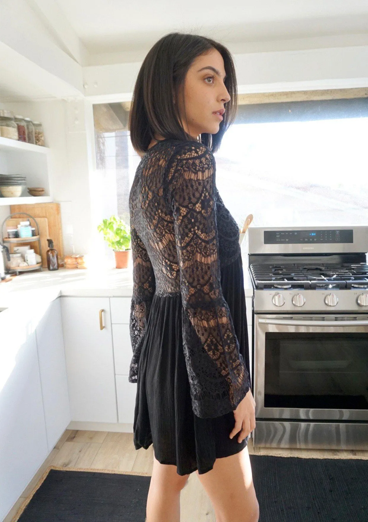 Moonchild Bell Sleeve Mini Dress