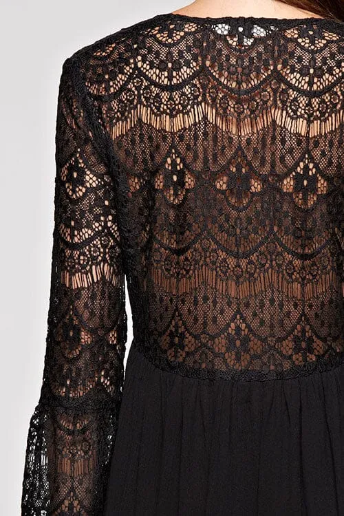 Moonchild Bell Sleeve Mini Dress