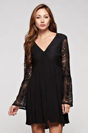 Moonchild Bell Sleeve Mini Dress