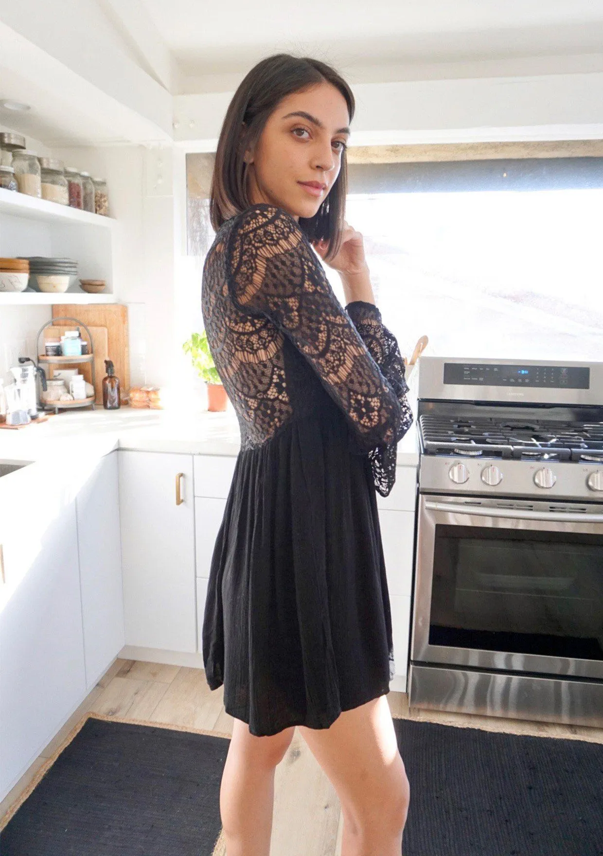 Moonchild Bell Sleeve Mini Dress