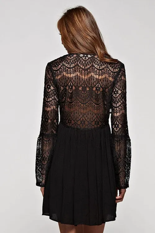 Moonchild Bell Sleeve Mini Dress