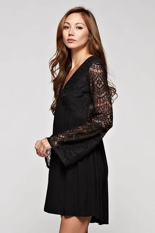 Moonchild Bell Sleeve Mini Dress