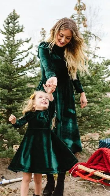 Mother Daughter  Full Sleeve Dress