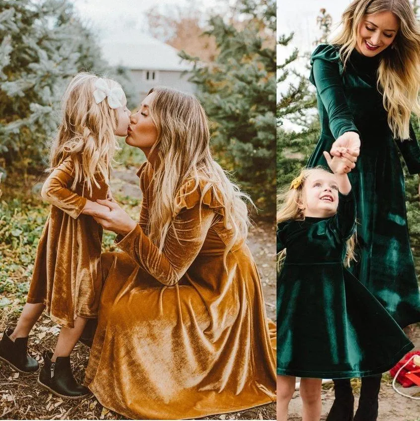 Mother Daughter  Full Sleeve Dress