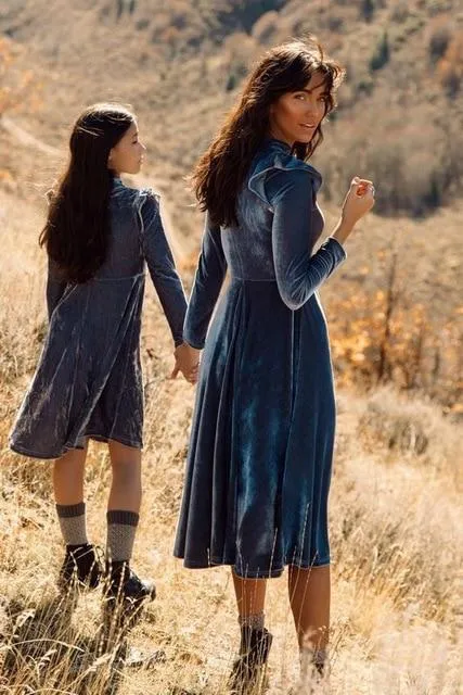 Mother Daughter  Full Sleeve Dress