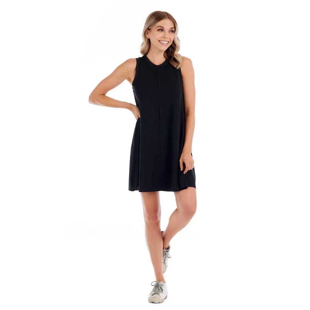Mud Pie Inman Ribbed Dress - Black