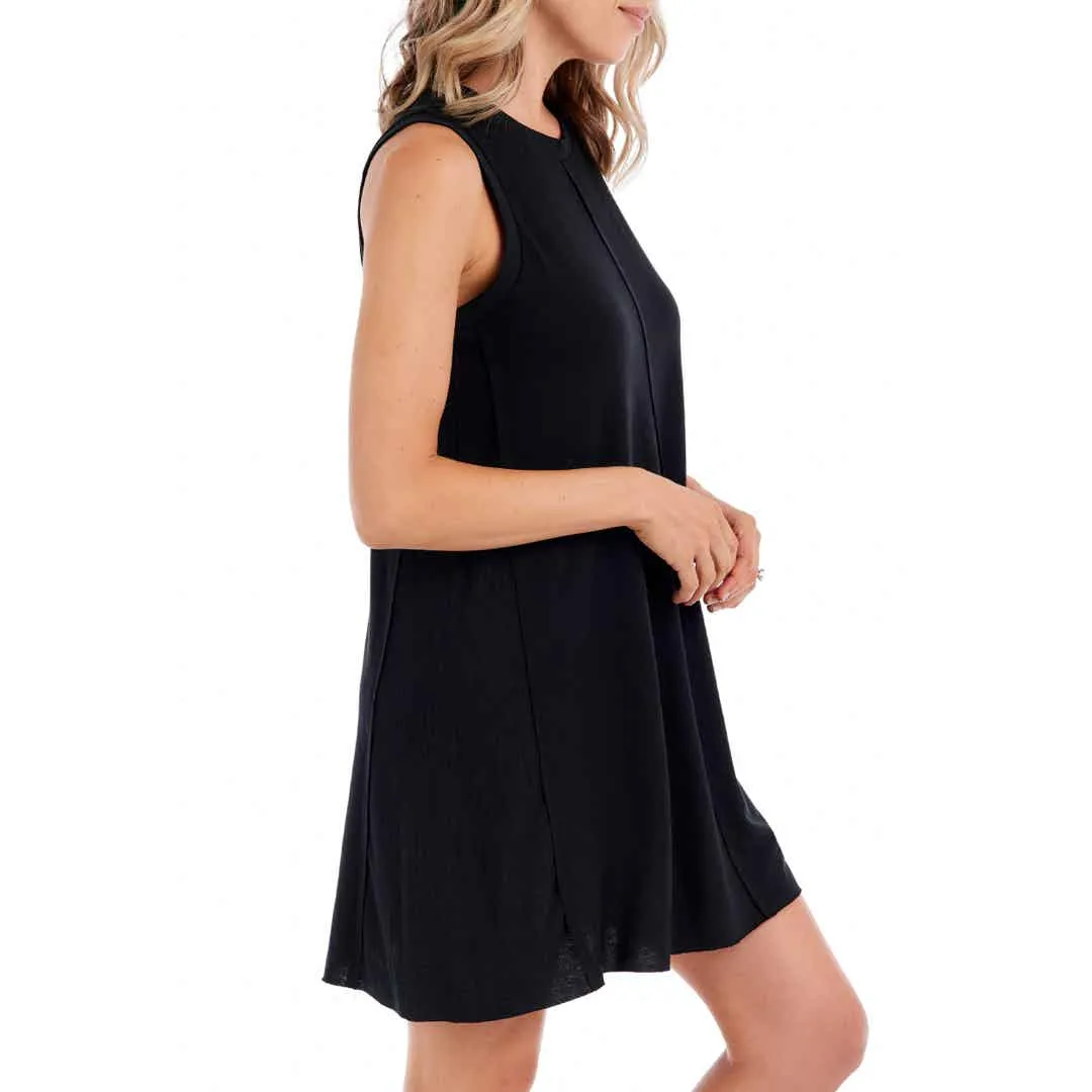 Mud Pie Inman Ribbed Dress - Black