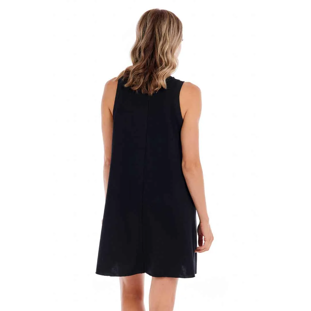 Mud Pie Inman Ribbed Dress - Black