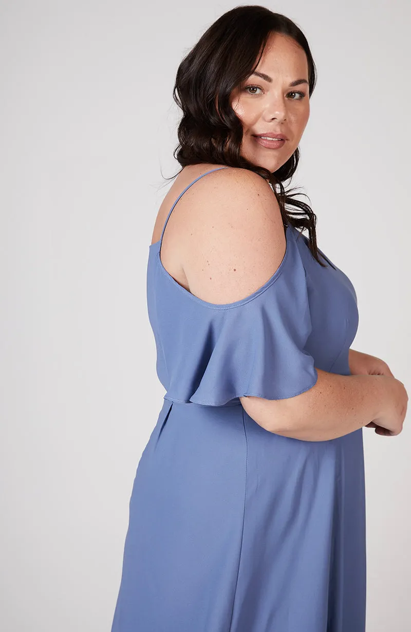 Mykonos Dress in Bluebell