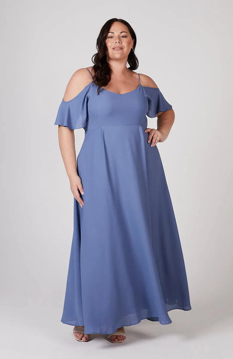 Mykonos Dress in Bluebell