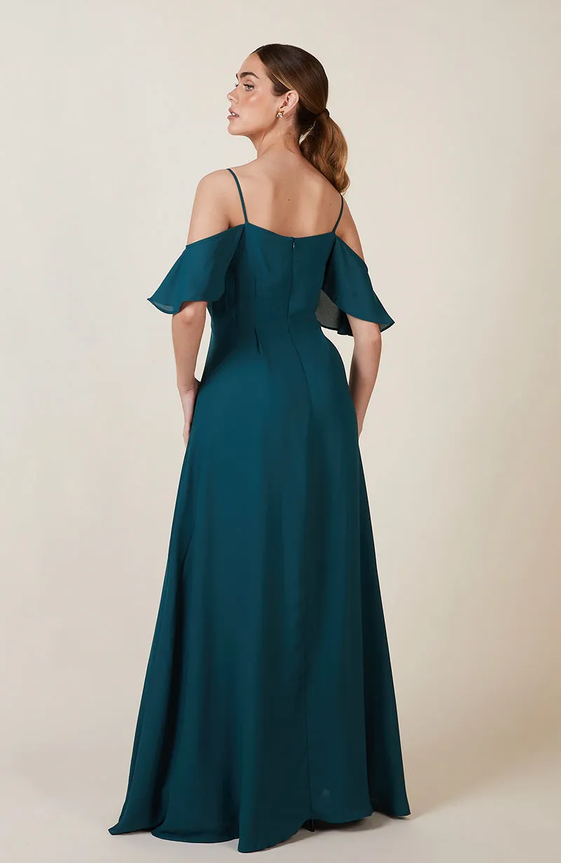 Mykonos Dress in Forest Green