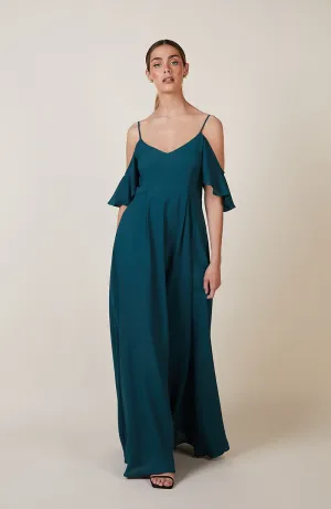 Mykonos Dress in Forest Green