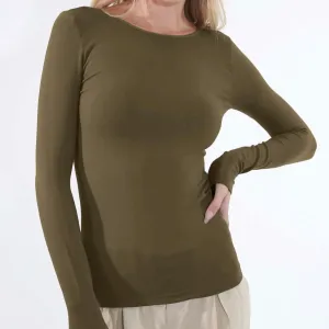 Necessary Basic Top - Olive