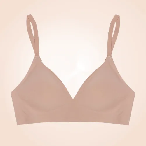 Non-wired Comfy Thin Cup High Support Silhouette Bra