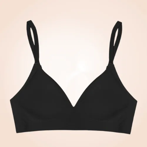 Non-wired Comfy Thin Cup High Support Silhouette Bra