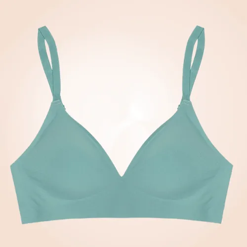 Non-wired Comfy Thin Cup High Support Silhouette Bra