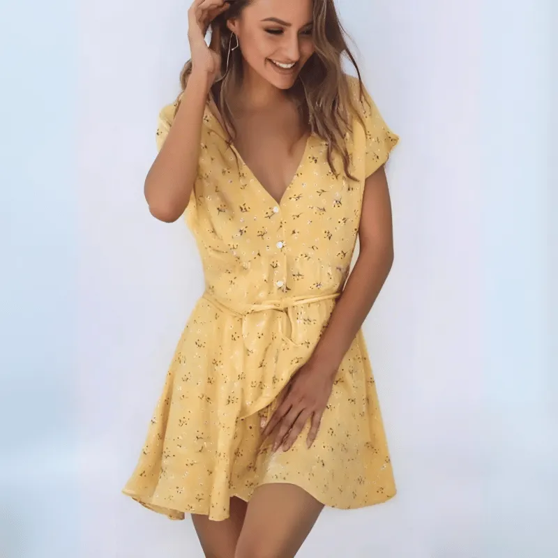 Nyla Flutter Mini Dress