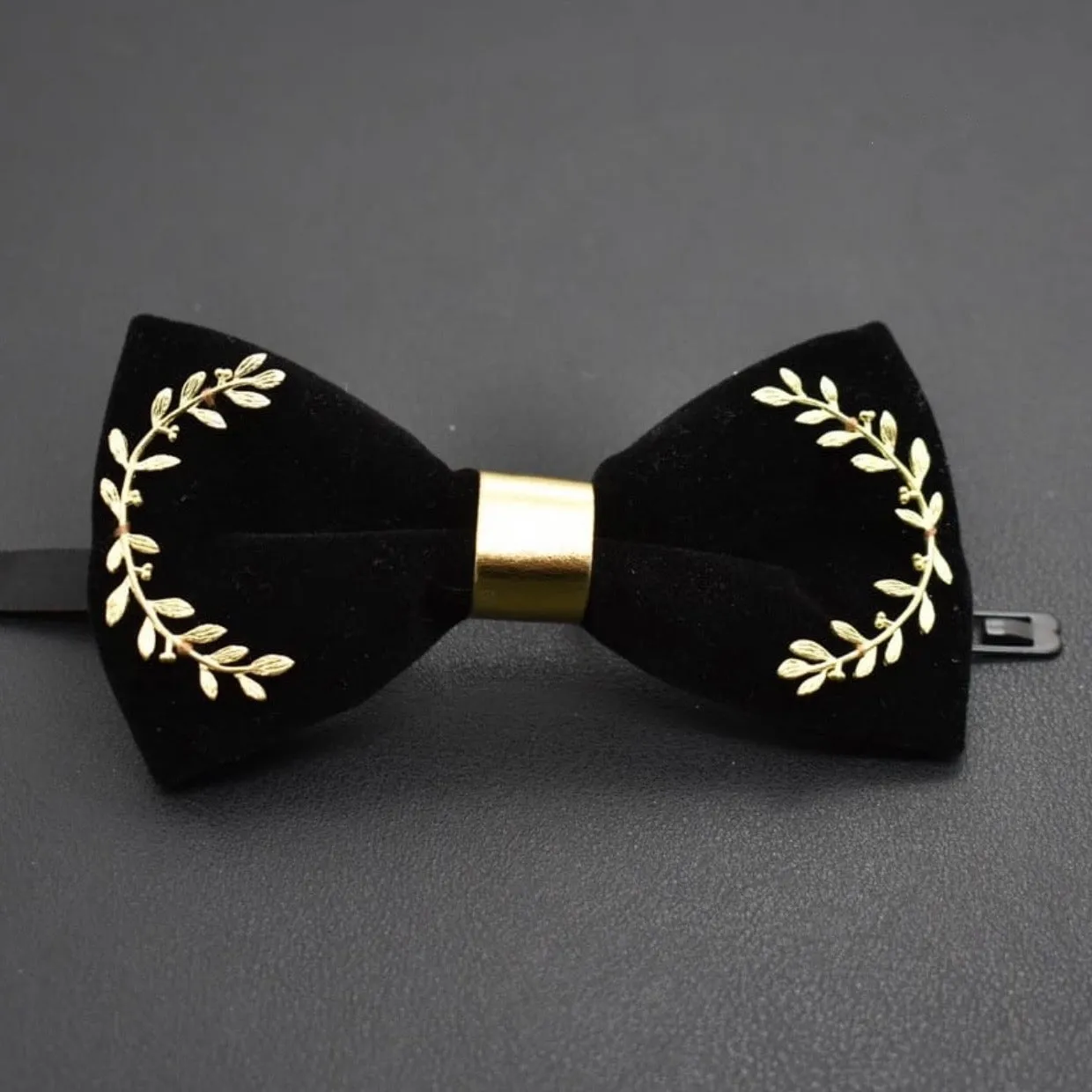 Olive Branch Decorative Bow Tie