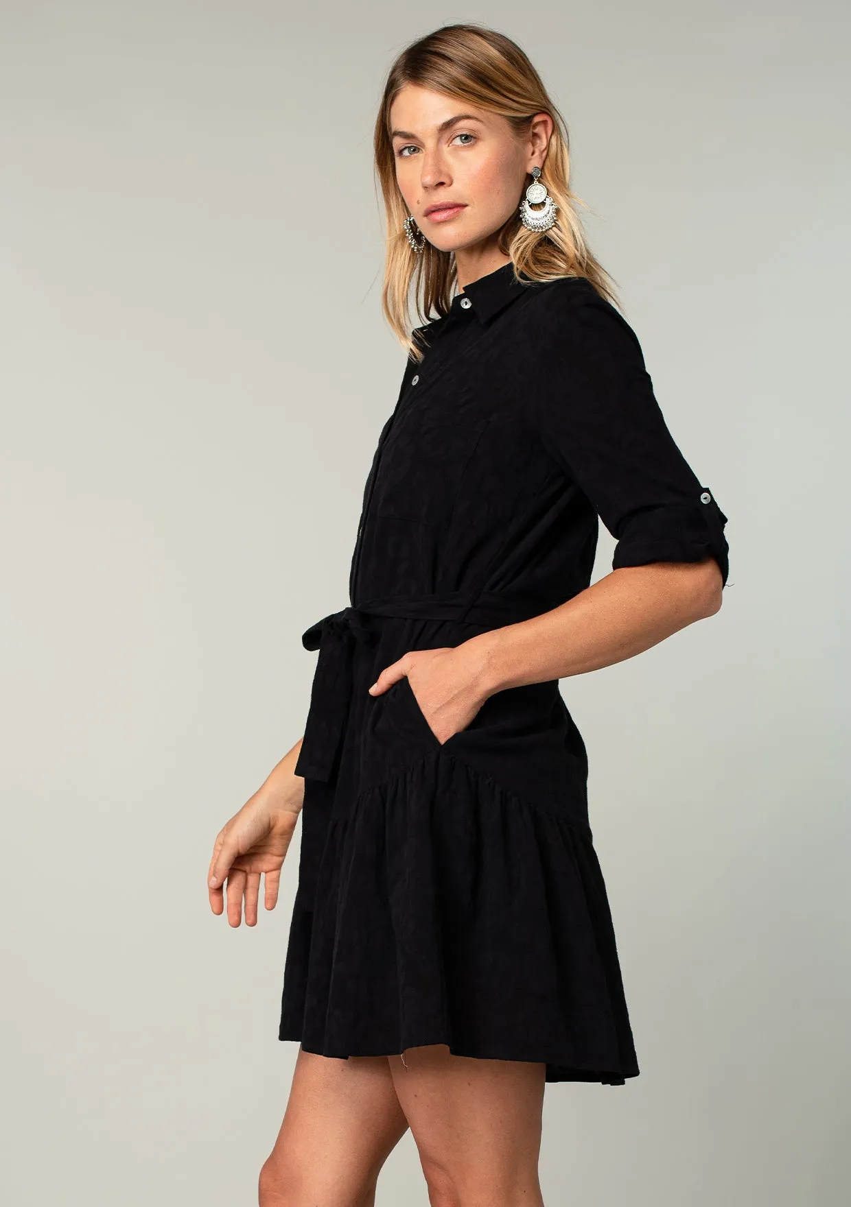 On The Road Mini Shirt Dress