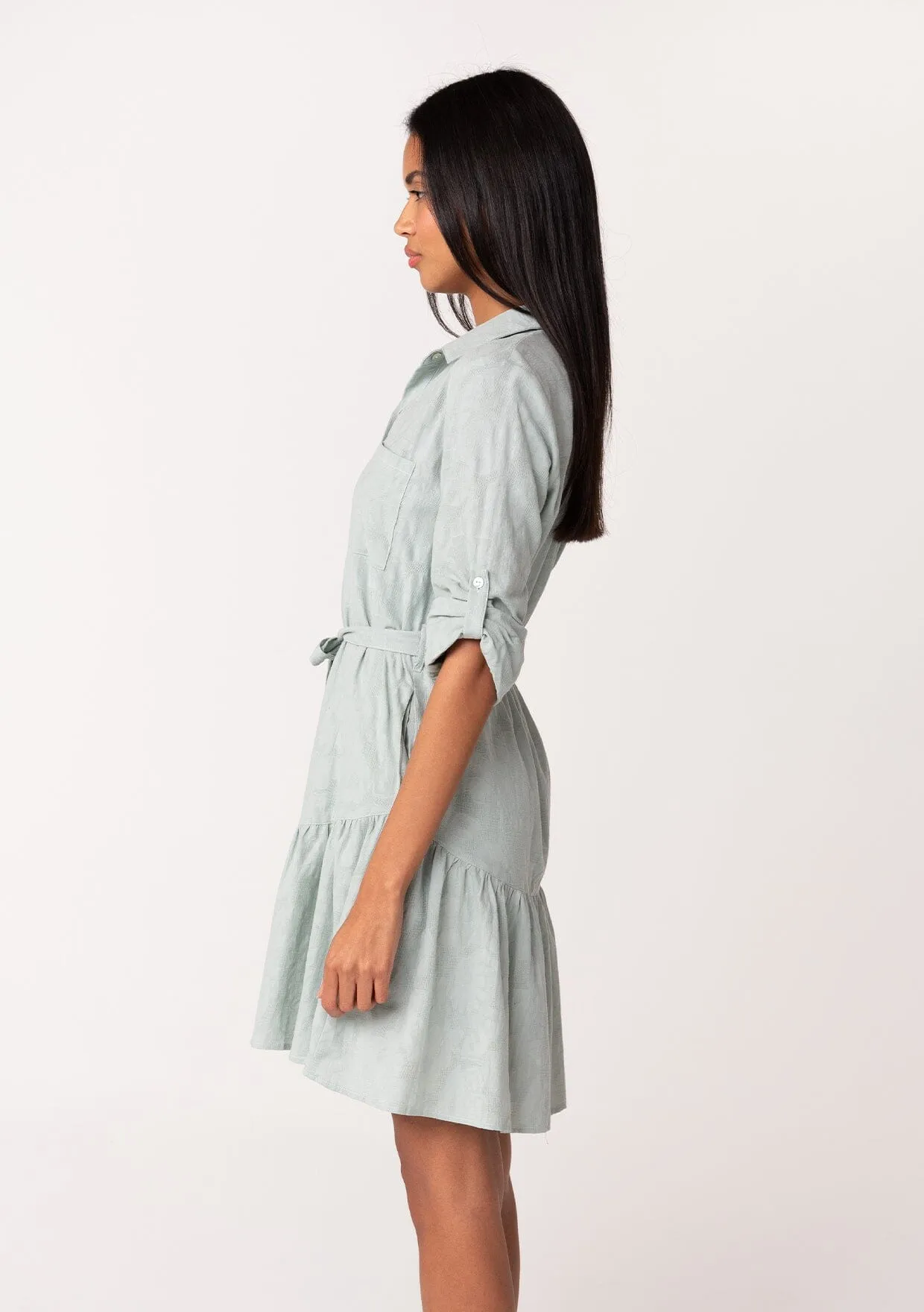 On The Road Mini Shirt Dress