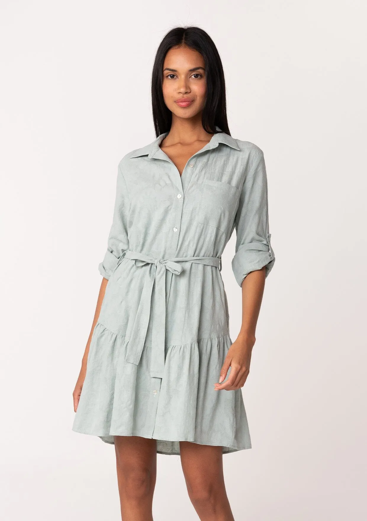 On The Road Mini Shirt Dress