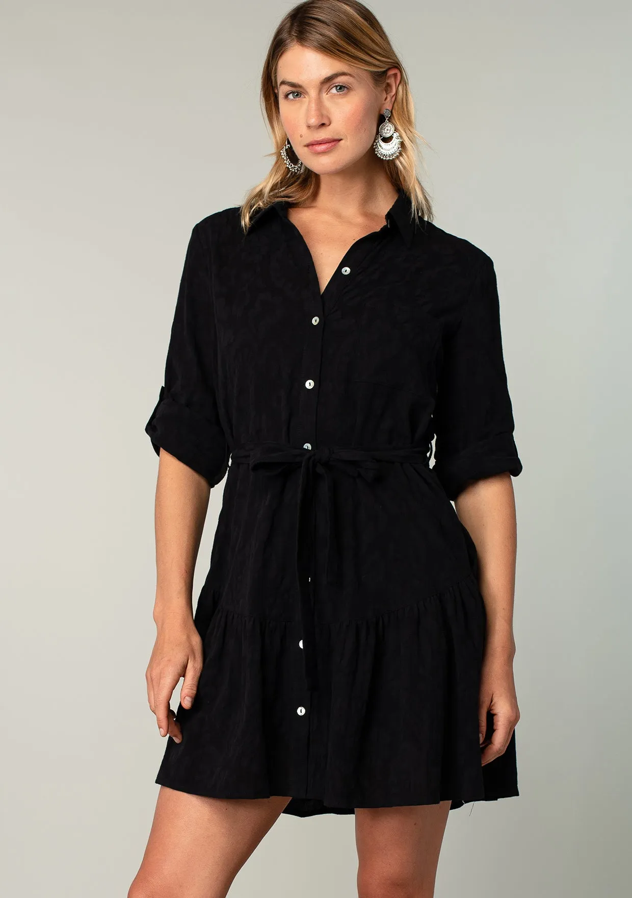 On The Road Mini Shirt Dress
