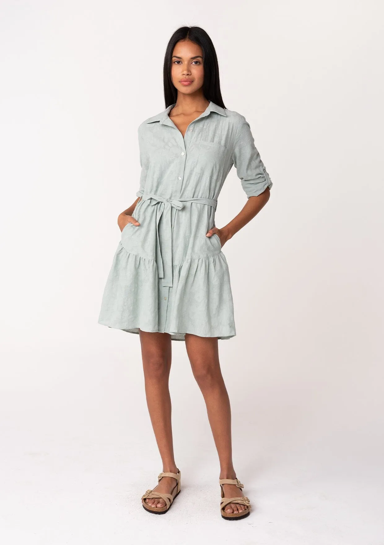 On The Road Mini Shirt Dress