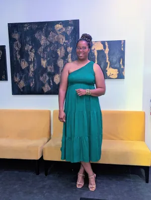 ONE SHOULDER SUMMER DRESS