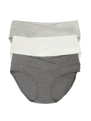 Organic Cotton Maternity Hipster Panty 3-Pack
