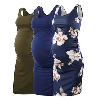 Pack of 3pcs Maternity Women Pregnancy Dresses