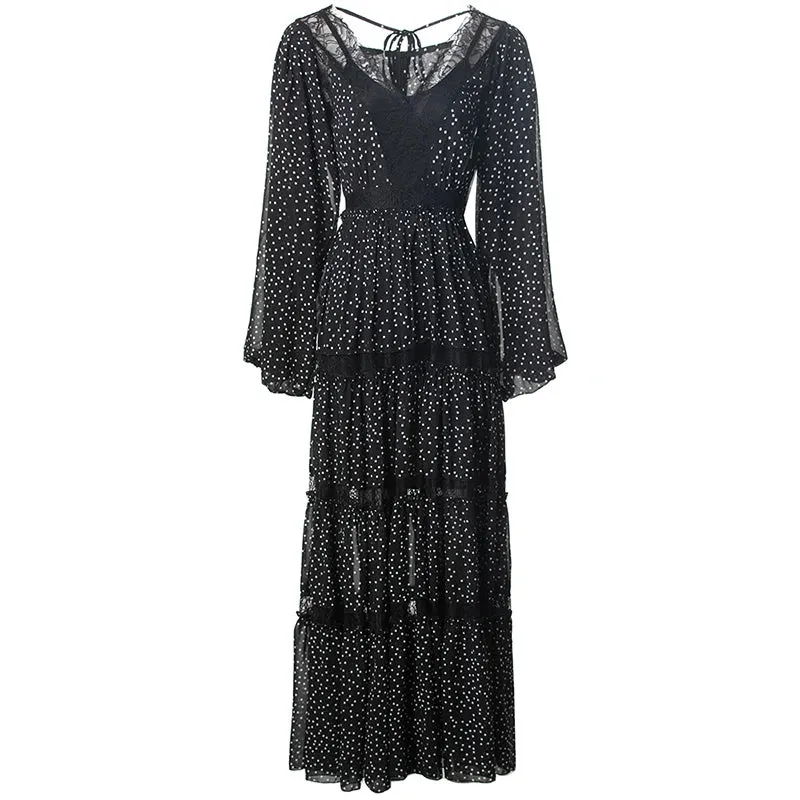 Pandora Lace Patchwork Dress