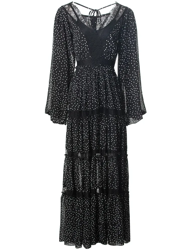 Pandora Lace Patchwork Dress