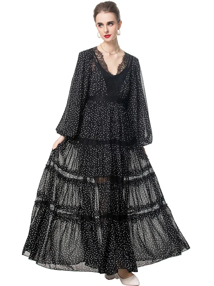 Pandora Lace Patchwork Dress