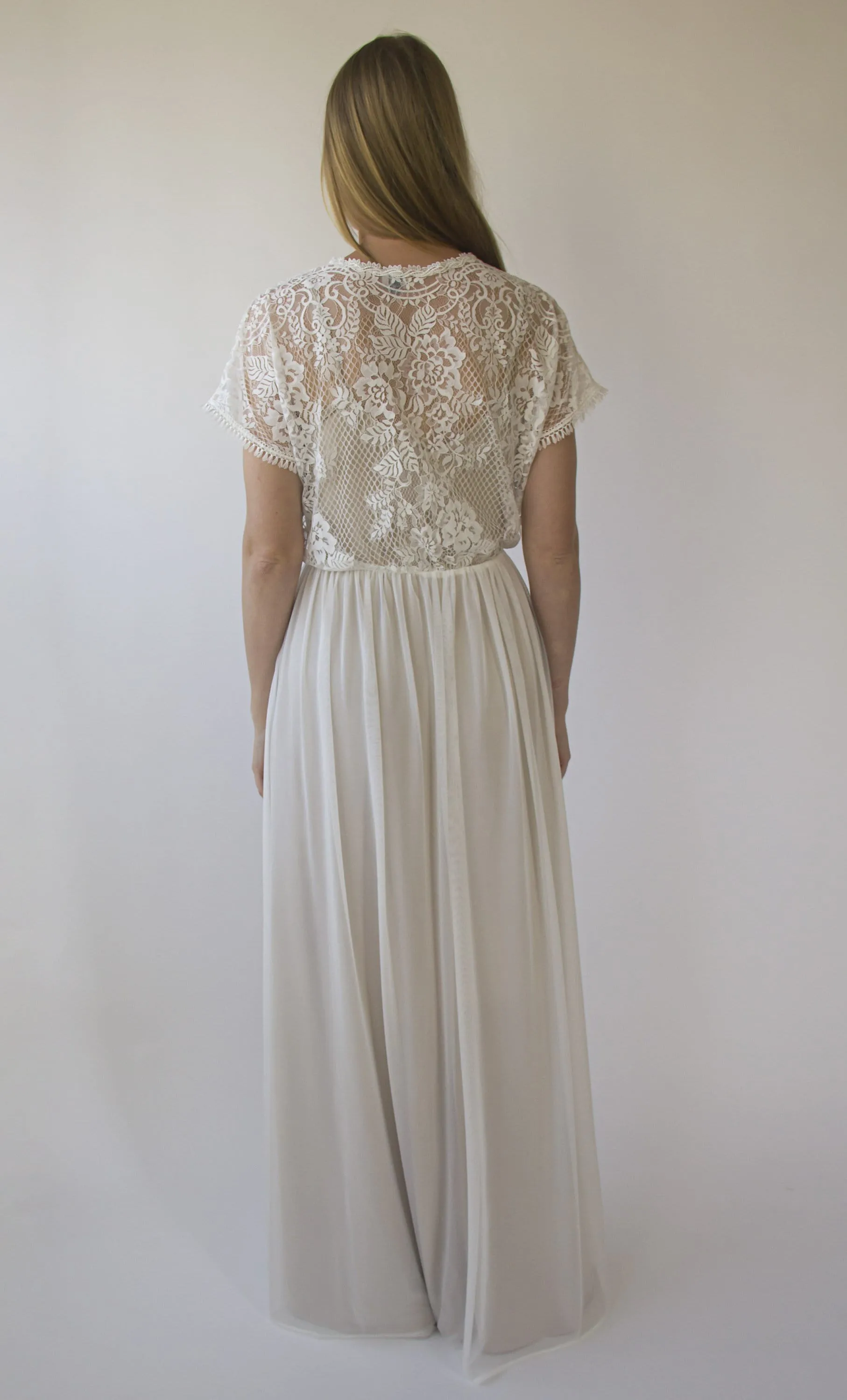 Pearly Lace dress #1413