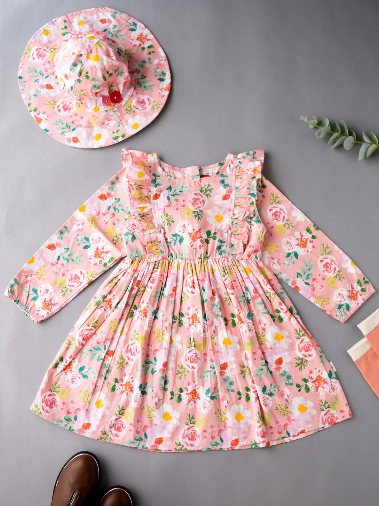 Penelope Pink Watercolour Dress